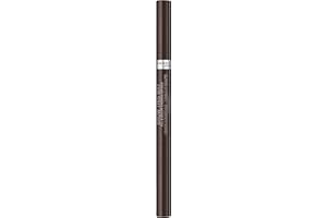 Rimmel Brow This Way Fill & Sculpt Eyebrow Definer, 003 Dark Brown, Double Ended Brow Pencil, Defines & Sculpts Brows, Lasts All Day, Vegan Formula, 0.01 oz