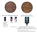 YOGEE Wireless Charger Walnut Wood Handcraft Wooden Base Qi Fast Charging Pad for Samsung Galaxy Note8 S8 S8 Plus S7 S7 Edge, Standard Charge for iPhone 8 8 Plus X and Qi Enabled Devices