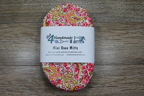 Mini Oven Mitts, Set of 2, Fingertip Oven Mitts, Spring Bouquet - Thumbnail 4