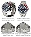 AVIATOR Special Ops Diver Watch – Divers WR 200m Metalic Bracelet Wristwatch – Army Military Paratroopers Analog Quartz Model AVW78341G350