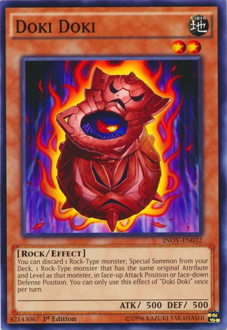 Yu-Gi-Oh! - Doki Doki (INOV-EN032) - Invasion: Vengeance - 1st Edition - Common