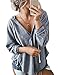 WLLW Womens Long Sleeve Deep V Neck Drawstring Sweatshirt Hoodies Tops Blouse