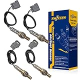 Kwiksen 4pcs Universal Heated Upstream Downstream Oxygen Sensor 234-4694 +234-4696 O2 Sensor 1 Sensor 2 for 1999-2004 Land Rover Discovery