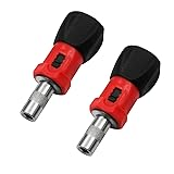 TorSor 2 Pack Stubby Ratcheting Screwdriver Short