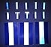 Reflective Thin Blue Line Decals (3 Pack, 5