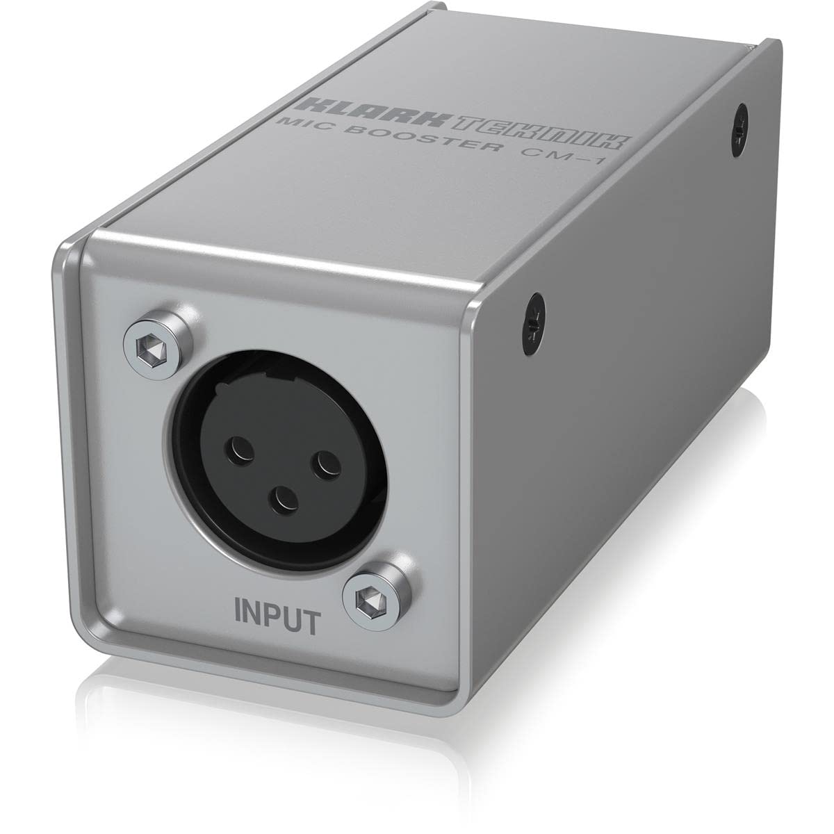 Klark Teknik MIC BOOSTER CM-1 Dynamic Microphone Booster with Preamp for Clear Sound and Reliable Performance