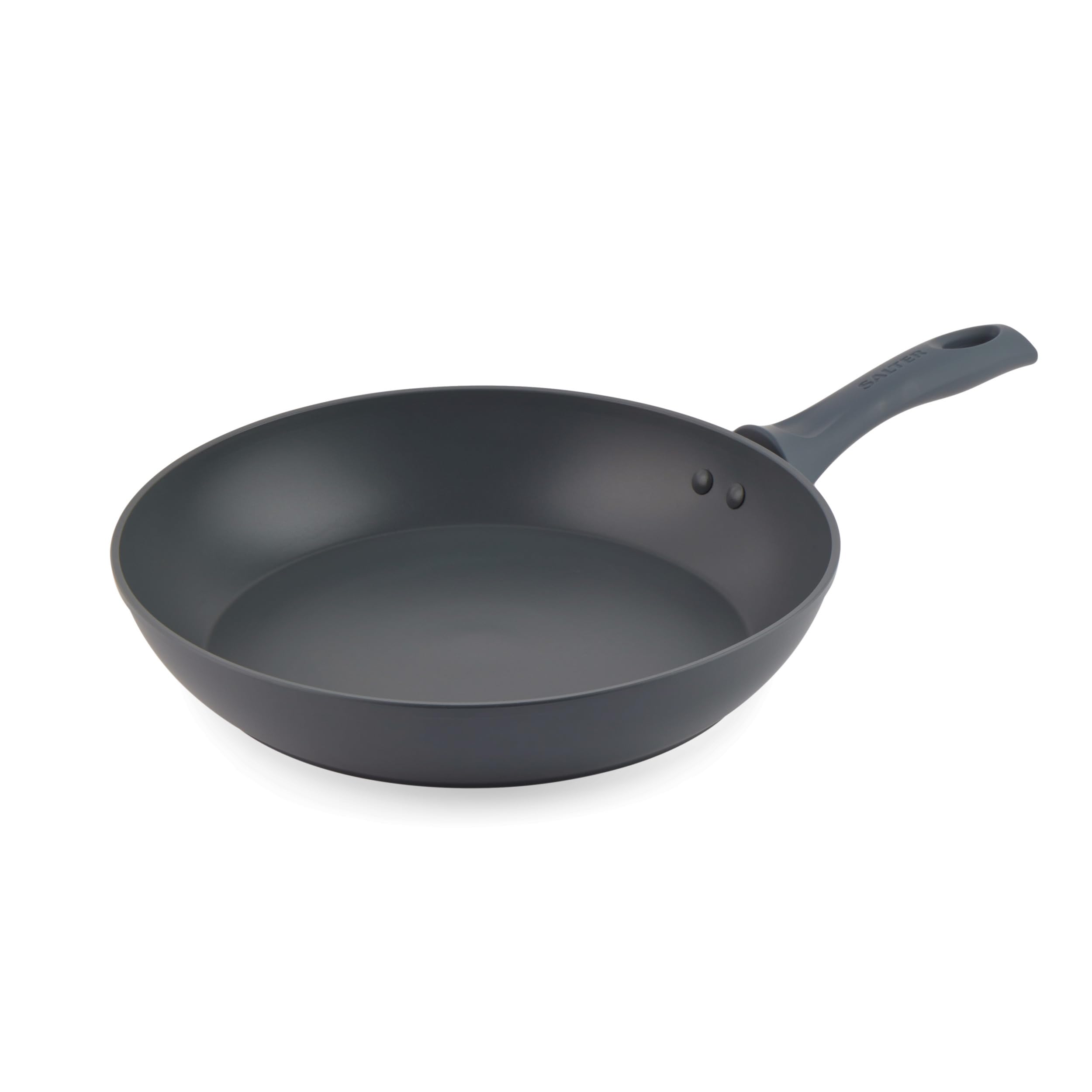 Salter BW12260EU7 Marino 30cm Frying Pan – Non-Stick Large Cookware, Induction Suitable, PFOA-Free Forged Aluminium, Use Little/No Oil, Omelette/Pancake Healthy Cooking, Soft-Touch Handle