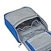 LAVIEVERT Toiletry Bag/Portable Travel Organizer/Household Storage Pack/Bathroom Makeup or Shaving Kit with Hanging for Business, Vacation, Household - Blue
