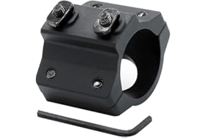 HIGOO 1" Flashlight Laser Ring Mount Compatible with MLOK Rail System