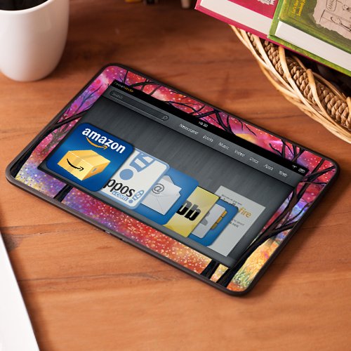 All New Kindle Fire HD Decal/Skin Kit, Moon Meadow (will not fit prior generation HD or HDX models)