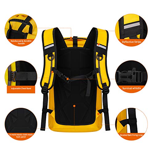 Gonex Waterproof Backpack Floating Dry Bag Sack for Women Men for Kayaking Boating Rafting