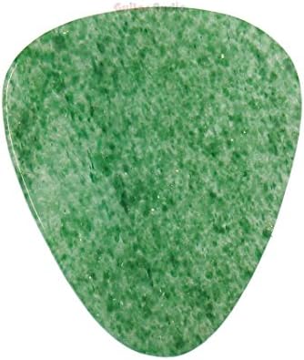True Rock Tones Genuine Gemstone Green Aventurine Stone Guitar Pick - Single