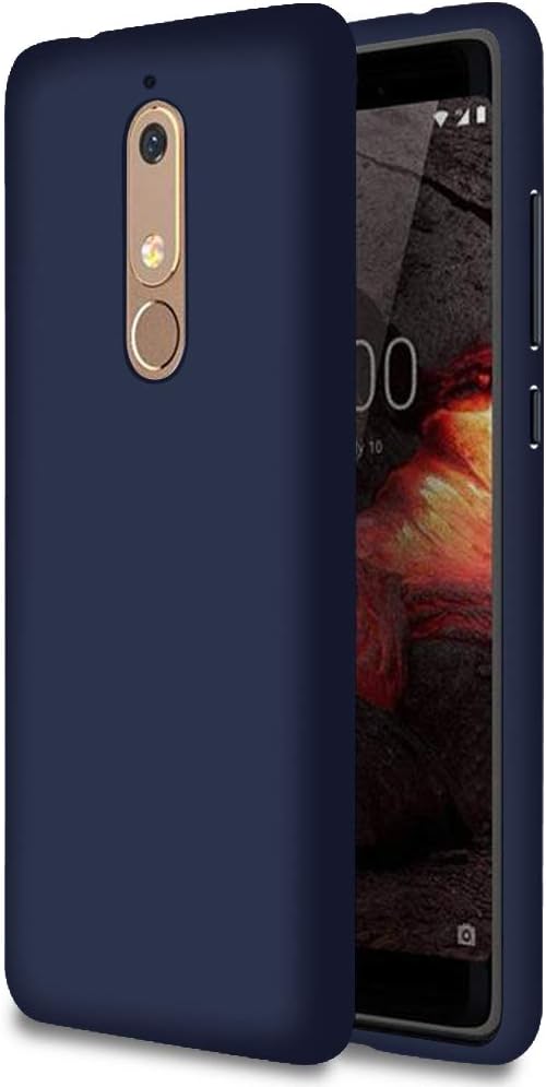 United Case Slim & Light Cover for Nokia 5.1 Plus (Nokia X5) | Bumper in Navy Blue