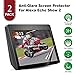Green Onions Supply Anti Scratch/Anti Glare/Anti Fingerprint Anti-Sparkle AG2 High Transmittance Unbreakable PET Screen Protector for Amazon Alexa Echo Show 2nd Generation Easy Install [Bubble-Free] Matte[2 Pack]