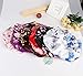 LOYALLOOK 6PCS Soft Satin Sleep Cap Hair Bonnet for Women Wide Band Sleep Hat Hair Loss Salon Bonnet Cap Set