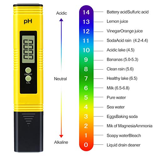 Vminno Digital PH Meter, PH Meter 0.01 PH High Accuracy Water Quality Tester with 0-14 PH Measurement Range for Household Drinking, Pool and Aquarium Water PH Tester Design with ATC - Thumbnail 5
