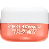 Sunday Riley C.E.O. Afterglow Brightening Vitamin C Cream Face Moisturizer