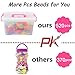 Conleke Pop Snap Beads Set 520 PCS for Kids Toddlers Creative DIY Jewelry Toys - Making Necklace,Bracelet and Ring - Ideal Christmas Birthday Gifts for 4,5,6,7,8 Year Old Girls (Box Packaging)