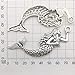 Youdiyla 48pcs Mermaid Charms Collection, Antique Silver Tone, Mermaid Tail Charms Metal Pendant Craft Supplies Findings for Necklace and Bracelet Jewelry Making(HM134)