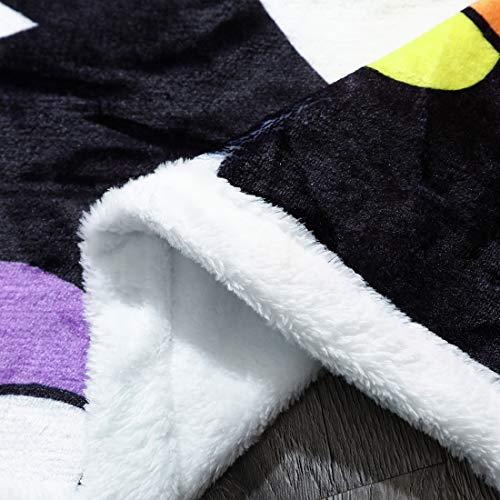 5 FairyShe+Cartoon+Sherpa+Blanket+Unicorn