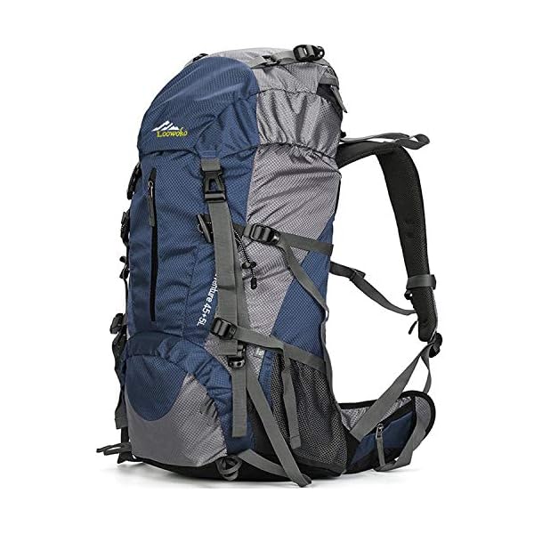 Loowoko 50L Hiking Backpack, Waterproof Camping Essentials Bag with