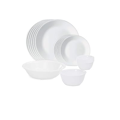 Corelle Winter Frost White Dinnerware Set 20-Piece Kuwait Ubuy