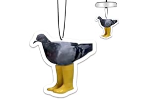LDNTLY 1PCS Car Air Fresheners,Rain Shoes Pigeon Car Air Fresheners for Cute Mirror Freshener Mirror Scented Hanging Cute Car Accessories Decor Interior Home,Rain Shoes Pigeon Gifts for Women Men Friends