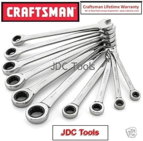 Craftsman 10 pc Metric MM Combination Ratchet Wrench Set NEW 8 14 7 20