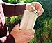 Vonwulf 8oz Hip Flask and Funnel, Stainless Steel Classic Silver - Whiskey Flask Gift Set - Engraveable