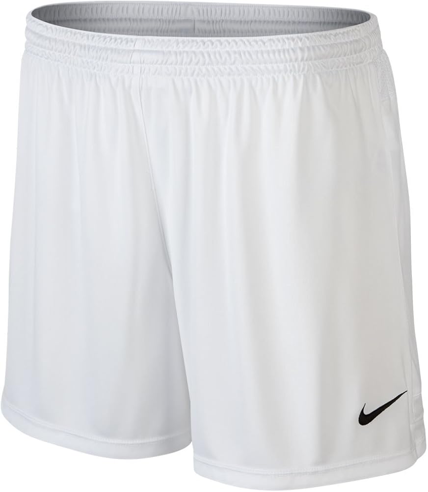 Nike Women Hertha Knit Short [TM WHITE/TM WHITE/TM BLACK] (M) : Soccer Shorts : Clothing