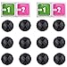 Cable Clips, Binds Cables, 12 Piece Cord Management for Wire Clips System, Desktop Cable Organizer for Multipurpose Cord Clips, Cable Tie Holder with Strong Self Adhesive-Black-from Bluegogo
