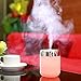 Nestar 180ml Aromatherapy Essential Oil Diffuser USB Mini Personal Humidifier with 7 Color LED Night Light Changing and Waterless Auto Shut-off Air Purifier Steam Diffuser for Bed-Room,Car,Office