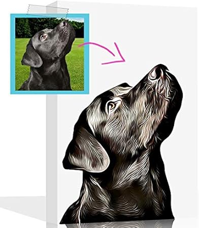 personalized dog canvas wall art
