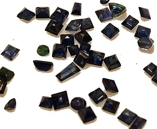 BSap-F#041 Natural Blue Sapphire 2.40 ct.(43 pcs) Mixed Size &amp; Shape Nice Loose Gemstone