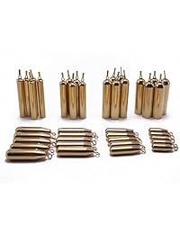 catchsif 41pcs latón lápiz Drop Shot pesca pesos