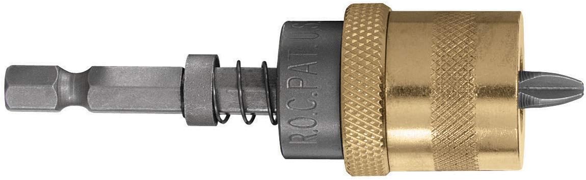 DEWALT DW2043 Hex Shank Non Magnetic Adjustable Screw Depth Setter - Drywall Dimpler - 