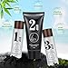 Blackhead Peeling Mask - 3 STEP KIT Blackhead Remover Mask, Deep Cleaning Mask - Set Contains Exporting Blackheads Essence, Blackhead Cleaning Paste, Pore Tightened Essence