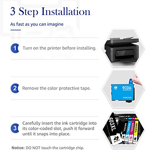 STAROVER-603-XL-Cartucho-de-Tinta-Compatible-para-Epson-603-603XL-para-Epson-Expression-Home-XP-2100-XP-2105-XP-3100-XP-3105-XP-4100-XP-4105-Workforce-WF-2810-WF-2830-WF-2835-WF-2850