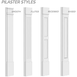 TruCraft Raised Panel Pilaster w/Decorative Capital