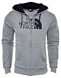 The North Face Half Dome Full Zip Hoodie Men's TNF Light Grey Heather/Cosmic Blue XL