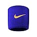 Nike Unisex Adults Swoosh Wristband (Set Of 2) (One Size) (Navy)