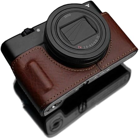 Amazon Co Jp Gariz Sony Rx100 Vi Dsc Rx100m6 用 本革カメラケース Hg Rx100m6brn ブラウン カメラ