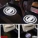CHUNLING For Nissan Altima Car Door Lights Projector Shadow Ghost Lights Welcome Emblem Lamp For Nissan Altima/Armada/Maxima/Quest/Titan Accessories LED puddle Light Logo 3D Looking (2 Pack)thumb 1