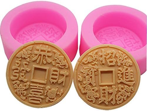 2pcs Lingmoldshop Blessing Language Craft Art Silicone Soap Mold DIY Candy Mould Craft Molds Handmade Candle Molds