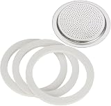 Bialetti Moka Seal and Aluminum Filter 72mm for 6 Cup Coffee Makers view 5