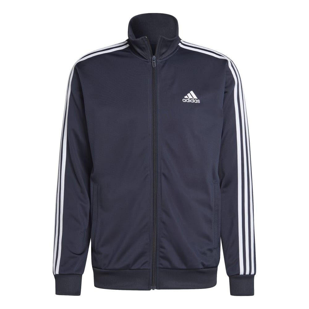 adidas ECS77 Men's Jersey Top and Bottom Set, Basic, 3-Stripes, Tricot, Tracksuit