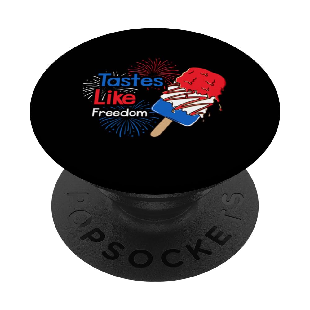 Freedom Ice Fireworks Popsicle USA 4th July PopSockets Swappable PopGrip