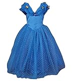 Goodcorsetmall 2015 New Cinderella Dress Princess Costume Butterfly Girl,7-8/ Tag size:150,Blue
