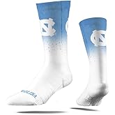Strideline North Carolina Tar Heels NCAA Licensed Crew Socks - Dip Dye