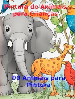 Livro Pintura de Animais para Crianças
